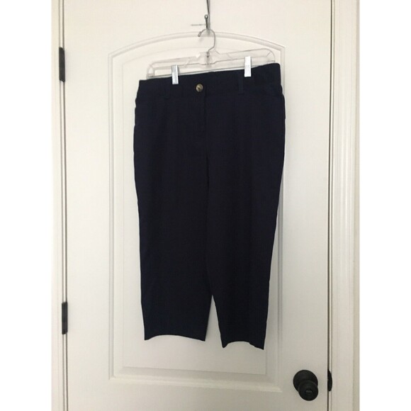 Kim Rogers Women's Blue Capri Pants Casual/Formal Size 6 - Picture 1 of 9